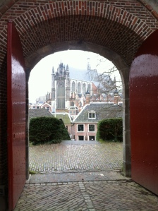 View of Church of Leiden from the Citadel 