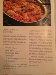 Creole Chicken Casserole from All-Colour Cookbook by Annette Human